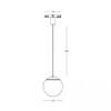 10W LED pakabinamas šviestuvas į magnetinę sistemą ZAMBELIS MAGNETIC 3MM, juodas, 3000K, dimeriuojamas, 25125