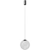 10W LED pakabinamas šviestuvas IRIDES, juodos sp./skaidrus, 2700K, 01-4088