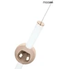 10W LED pakabinamas šviestuvas LIBRA 90 IN, aukso sp., 3000K