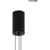 10W LED pakabinamas šviestuvas OCTO 3, juodas, 3000K