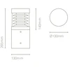 10W LED pastatomas lauko šviestuvas MERCAT, antracito sp., 3000/4000K, IP65