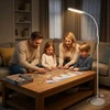 10W LED pastatomas šviestuvas TEILO, baltas, 3000/4000/6500K, dimeriuojamas