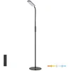 10W LED pastatomas šviestuvas TEILO, juodas, 3000/4000/6500K, dimeriuojamas