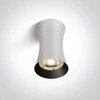 Lubinis šviestuvas 10W LED paviršinis šviestuvas, baltas, GU10, 12105L/W