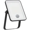 10W LED prožektorius ESSENTIAL, juodas, 3000K, su judesio davikliu