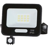 10W LED prožektorius su judesio davikliu, juodas, 4000K