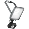 10W LED prožektorius su judesio davikliu ESUS, sidabro sp., CCT, IP54