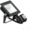 10W LED prožektorius su judesio davikliu MHC, juodas, 6500K, IP44