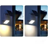 10W LED prožektorius su saulės baterija MHCS, juodas, 4000K, su judesio davikliu, IP65, 120x60°
