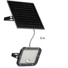 10W LED prožektorius su saulės baterija MHCS, juodas, 4000K, su judesio davikliu, IP65, 120x60°