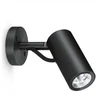 10W LED sieninis šviestuvas AGO WALL POWER, juodas, 3000K, 65°, IP66, dimeriuojamas
