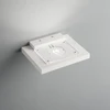 10W LED sieninis šviestuvas BLOCK, baltas, 3000K, skirtas netiesioginiam apšvietimui, 350554