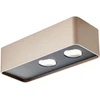10W LED sieninis šviestuvas YUKI, rusvas, 3000K, dimeriuojamas, 01-3694