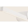 Sieninis šviestuvas 10W LED sieninis veidrodžio šviestuvas, baltas, 3000K, IP54, 22124-W