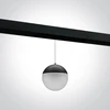 10W LED šviestuvas į magnetines sistemas MINI/MIDI/MAXI/P&P, juodas, 3000/3500/4000K, 48V, 42136/B/V