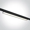 10W LED šviestuvas į magnetines sistemas FLAT, juodas, 3000/4000/5000K, 48V, 120°, 43100FB/B/V