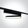 10W LED šviestuvas į magnetines sistemas FLAT, juodas, 3000/4000/5000K, 48V, 120°, 43108FB/B/V