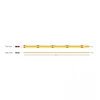 10W/m LED COB juosta, 24V, 480LEDs/m, 2700K, IP20, 5m ritė, LS02