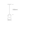 10W pakabinamas šviestuvas į magnetines sistemas, juodas, 3000K, 42136/B/W