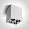 Lubinis šviestuvas 10W paviršinis šviestuvas, baltas, 3000K, 12110HB/W/W