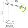 10W stalo šviestuvas LAYSAN, antracito sp., 6500K, dimeriuojamas, S81521N
