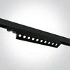 10x5W LED linijinis bėgelio šviestuvas, juodas, 4000K, 65024T/B/C
