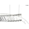 115W LED pakabinamas šviestuvas WAVE CORDON 2B, chromo sp., 3000K