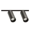 11,6W dvigubas šviestuvas į magnetines sistemas FIT 35 48V, 3000K, juodas