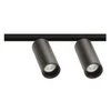 11,6W dvigubas šviestuvas į magnetines sistemas FIT 35 48V, 3000K, DALI, juodas