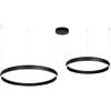 118W LED pakabinamas šviestuvas, juodas, 3000K, dimeriuojamas, šviečia į viršų ir į apačią, 25372