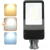 11W LED gatvės šviestuvas su saulės baterija SOLIT, juodas, 4000K, IP54
