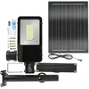 11W LED gatvės šviestuvas su saulės baterija SOLIT, juodas, 4000K, IP54