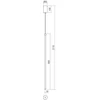 11W LED pakabinamas šviestuvas TABOO, baltas, 3000K