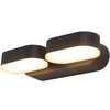 11W LED sieninis šviestuvas KANSAS, juodas, 3000K, dimeriuojamas, IP54, A2025200NDT