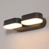 11W LED sieninis šviestuvas KANSAS, juodas, 3000K, dimeriuojamas, IP54, A2025200NDT