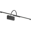11W LED sieninis šviestuvas KENDO, juodas, 3000K, 01-3467