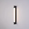 11W LED sieninis šviestuvas LINEO, juodas, 2700/3000K, IP44, A4008070N
