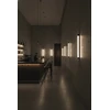 11W LED sieninis šviestuvas LINEO, juodas, 2700/3000K, IP44, A4008070N