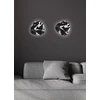 11W LED sieninis šviestuvas ROCK, juodas, 3000K, 4293101