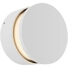 11W LED sieninis šviestuvas RUNDE, matinės baltos sp., 3000K, dimeriuojamas, 01-3703