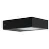 11W LED sieninis šviestuvas TREND FLAT 125, juodas, 3000K, IP55