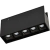 11W LED šviestuvas, montuojamas į NOVO bėgelį, juodas, 48V, 3000K, IP65, 4331700