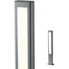 12,44W LED pastatomas lauko šviestuvas DOLMEN, tamsiai pilkas, 3000K, IP54, 90125