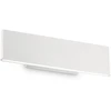 Sieninis šviestuvas Ideal Lux 12W wall lamp with 2 lights DESK, 3000K, baltas