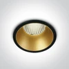 12W COB LED įleidžiamas šviestuvas, juodu korpusu, 3000K, 10112K/B/W