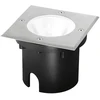 12W LED įleidžiamas į grindinį šviestuvas WALK, nikelio sp., 3000K, IP67