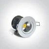 12W LED įleidžiamas pakreipiamas šviestuvas, baltas, 3000K, 11112/W/W