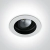 12W LED įleidžiamas pakreipiamas šviestuvas, baltas, 3000K, 11112E/W/W