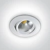12W LED įleidžiamas pakreipiamas šviestuvas, baltas, 3000K, 11112/W/W