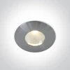 12W LED įleidžiamas šviestuvas, aliuminio sp., 3000K, 10112P/AL/W